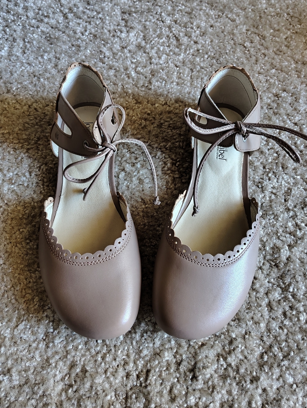 Josef Seibel Women's Fiona Scalloped Ankle-Tie Dress Shoes - Taupe